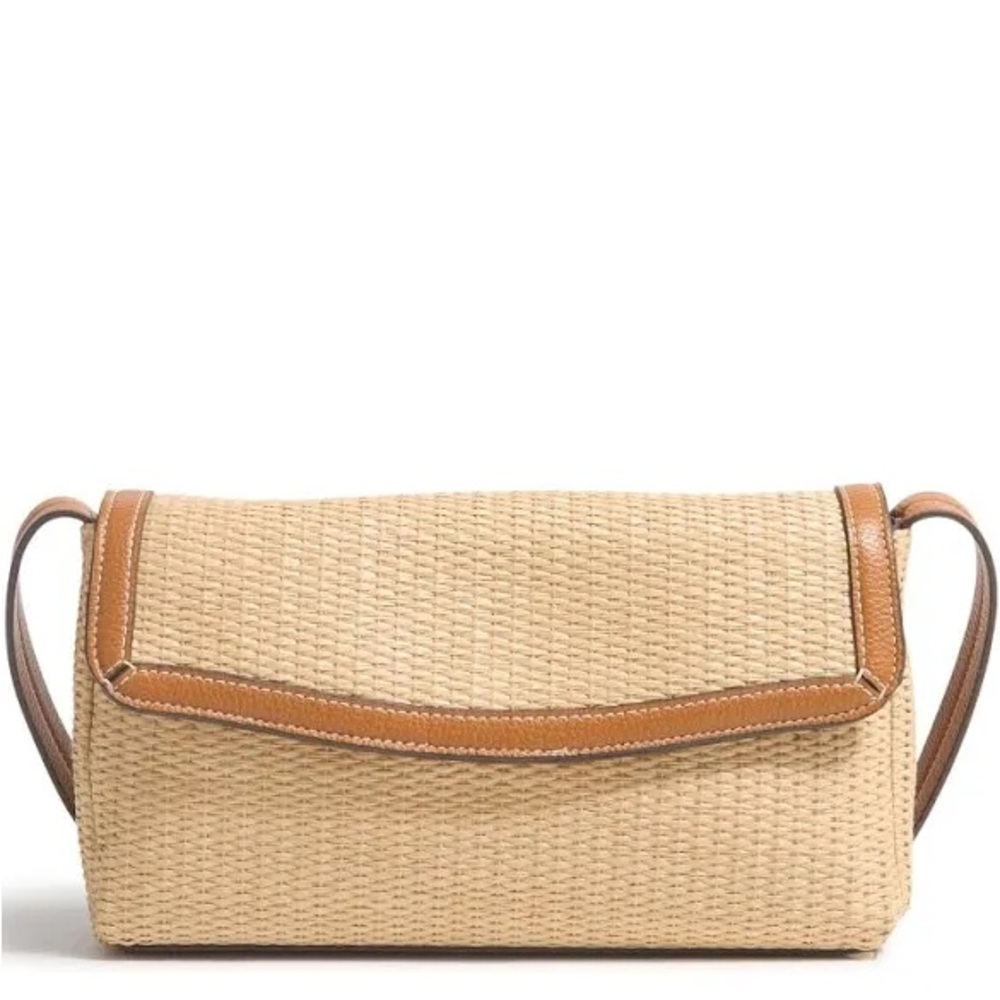 Vera Bradley Tan Shoulder Bag with Woven Texture